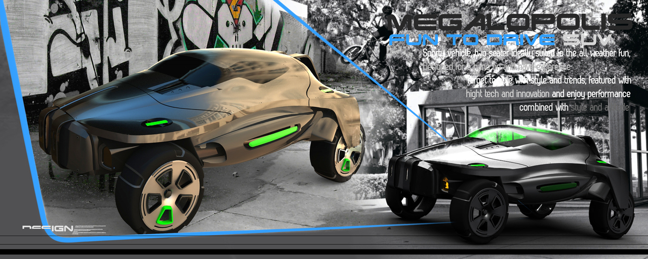 conceptual design，Off-road vehicle，automobile，vehicle，