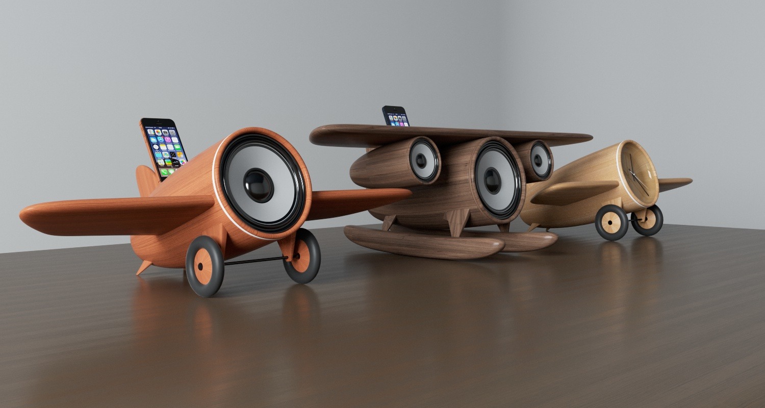 Clock，Mobile phone bracket，product design，industrial design，Home Furnishing，