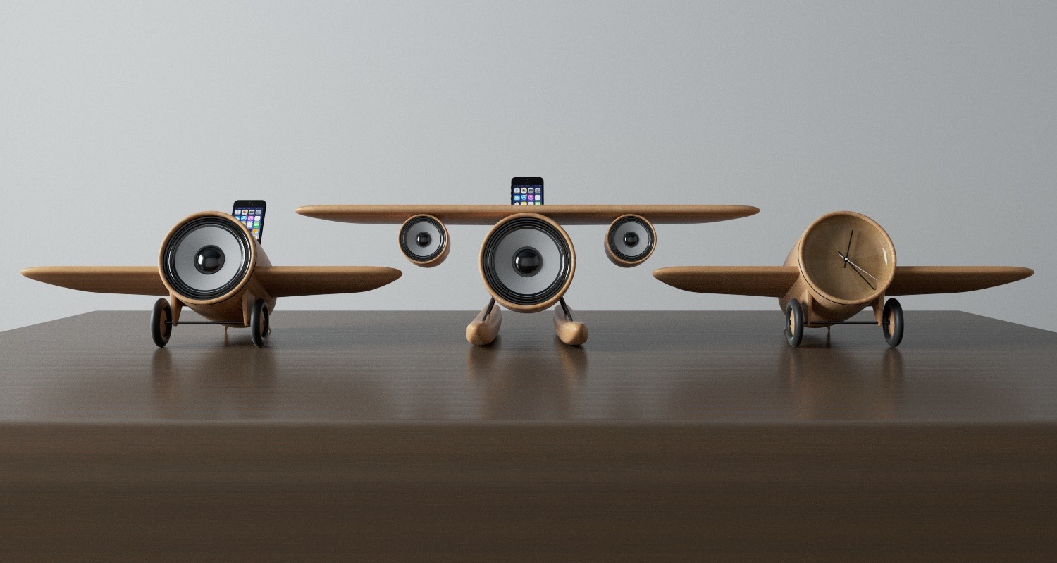 Clock，Mobile phone bracket，product design，industrial design，Home Furnishing，