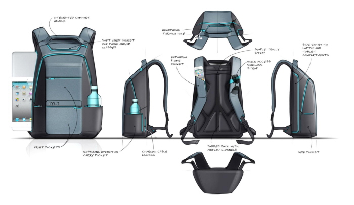 outdoors，knapsack，wear，Backpack design，