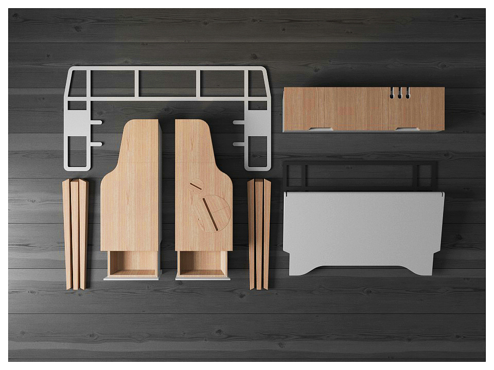 product design，industrial design，Table，Receive，Simplicity，