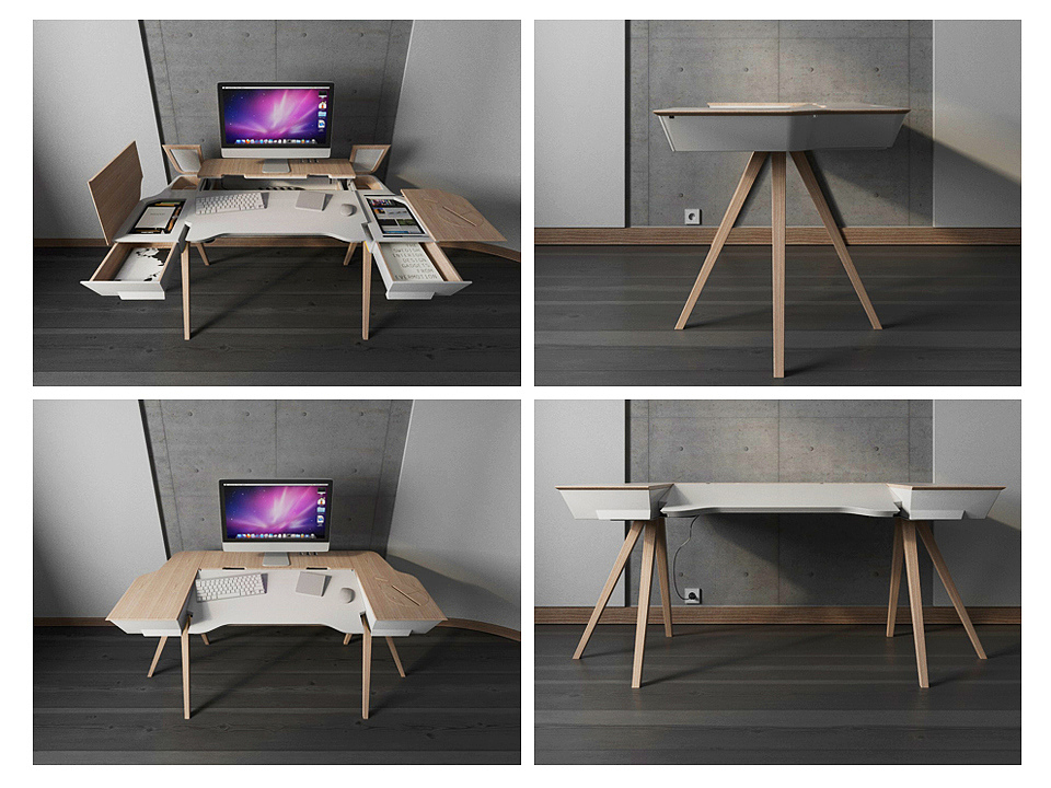 product design，industrial design，Table，Receive，Simplicity，