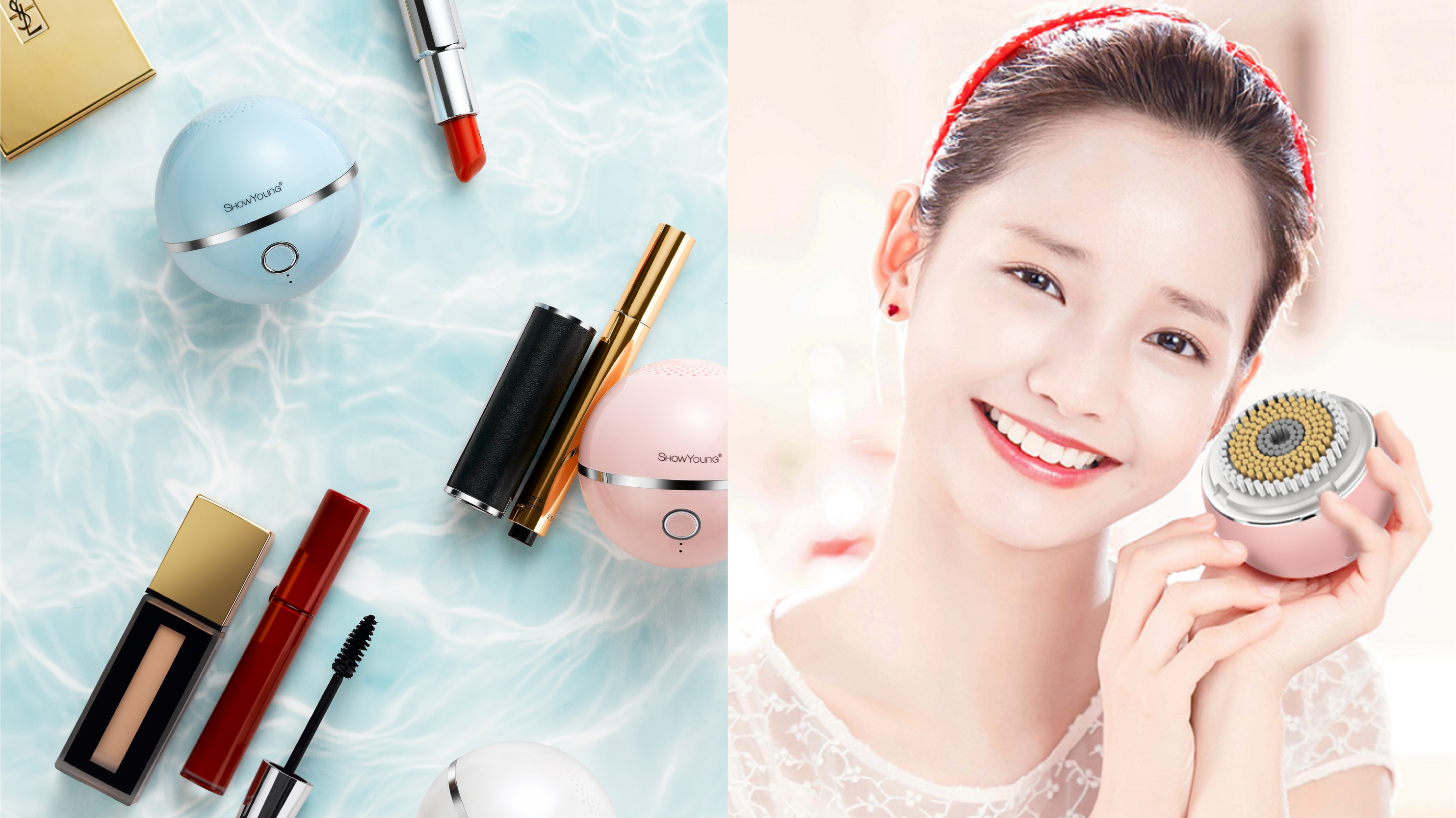 Face washing instrument，