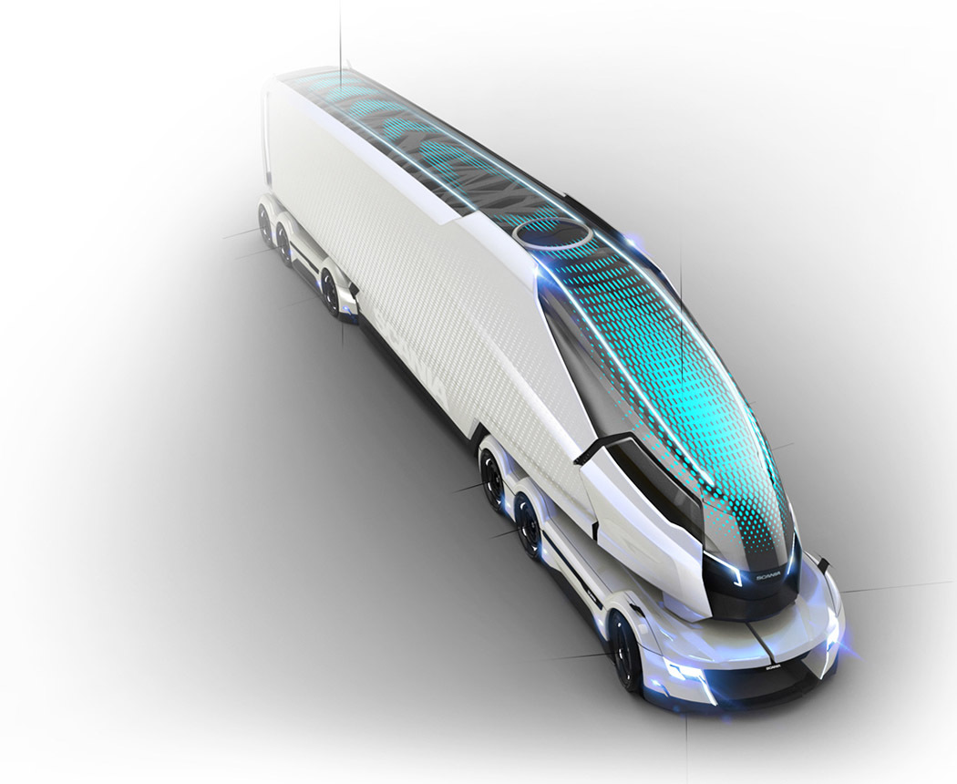 Future technology，Green environmental protection，Automatic design，Driverless，magnetic suspension，truck，