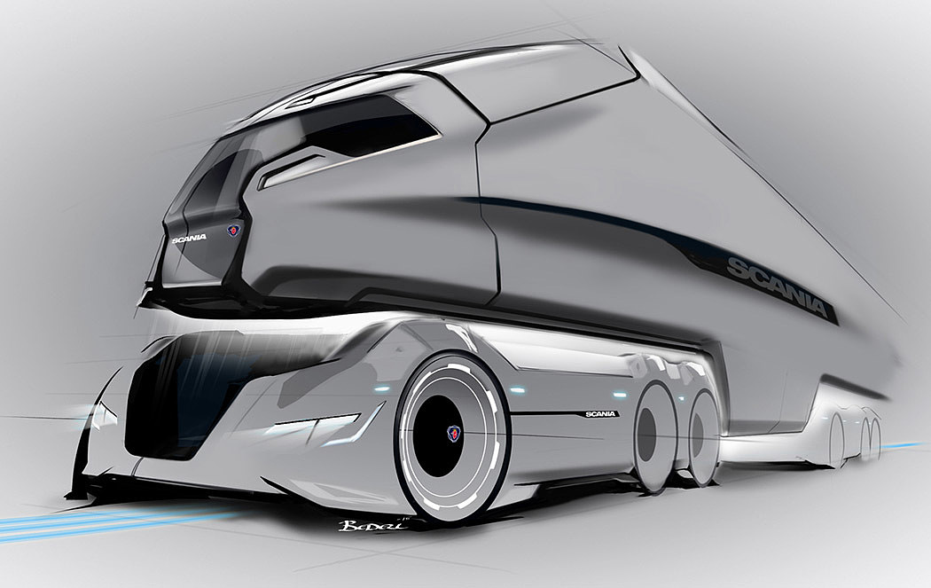 未来科技，绿色环保，自动化设计，无人驾驶，磁悬浮，卡车，