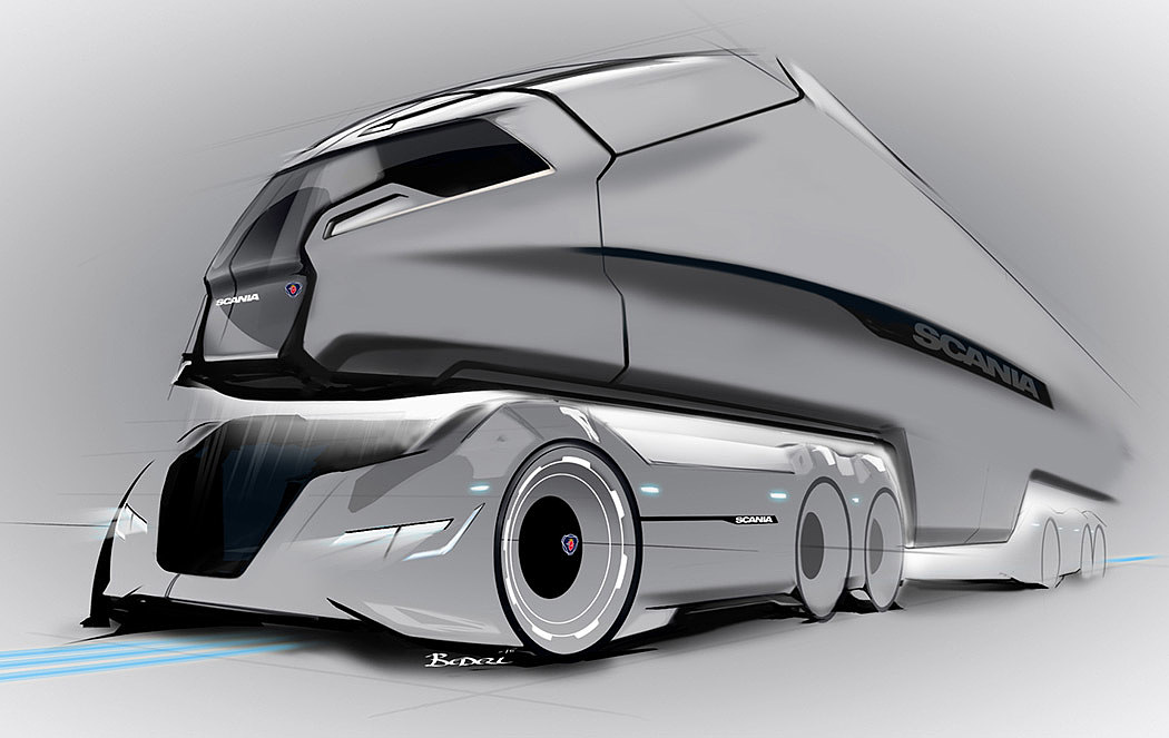 Future technology，Green environmental protection，Automatic design，Driverless，magnetic suspension，truck，