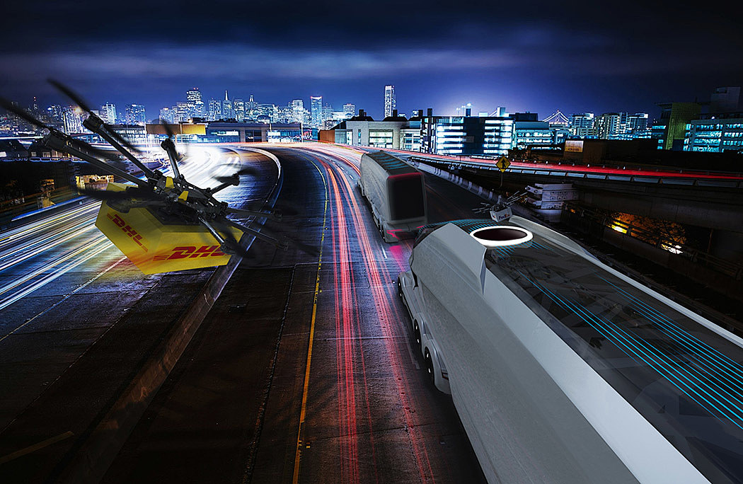 Future technology，Green environmental protection，Automatic design，Driverless，magnetic suspension，truck，