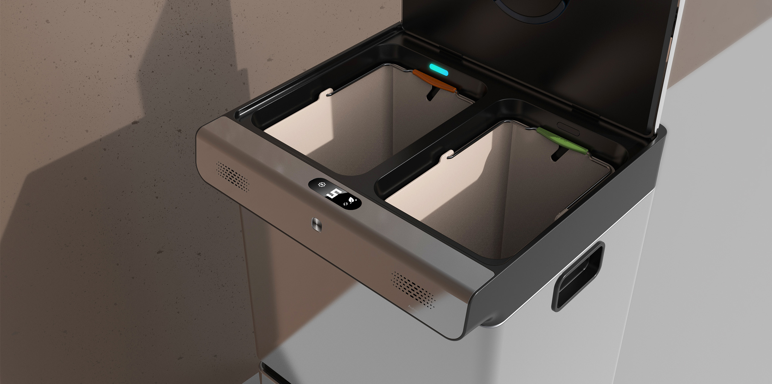 Intelligent voice classification trash can，trash can，Intelligent products，