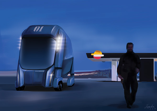 industrial design，Intelligent technology，Heavy vehicle，truck，Concept Car，