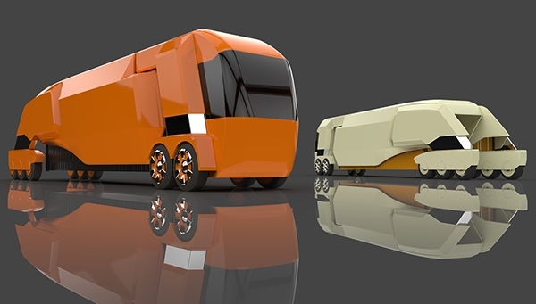 industrial design，Intelligent technology，Heavy vehicle，truck，Concept Car，