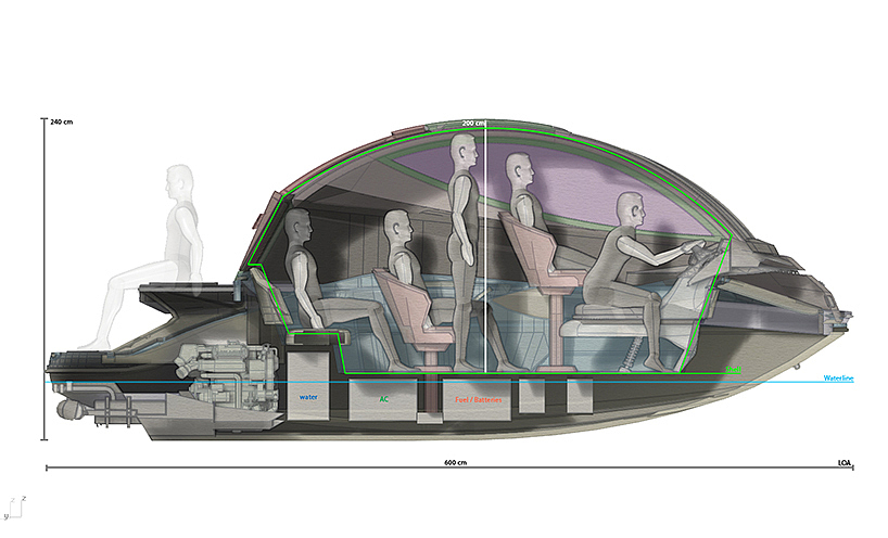 船，喷气式，胶囊船，奢华，便利，快艇，