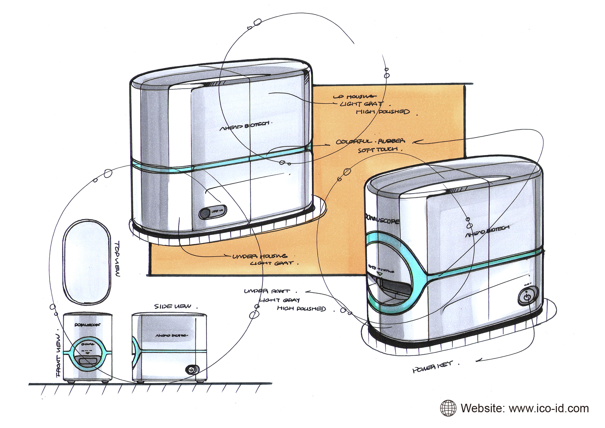 Family medical treatment，Maternal and infant products，Personal pregnancy test，Appearance design，product design，