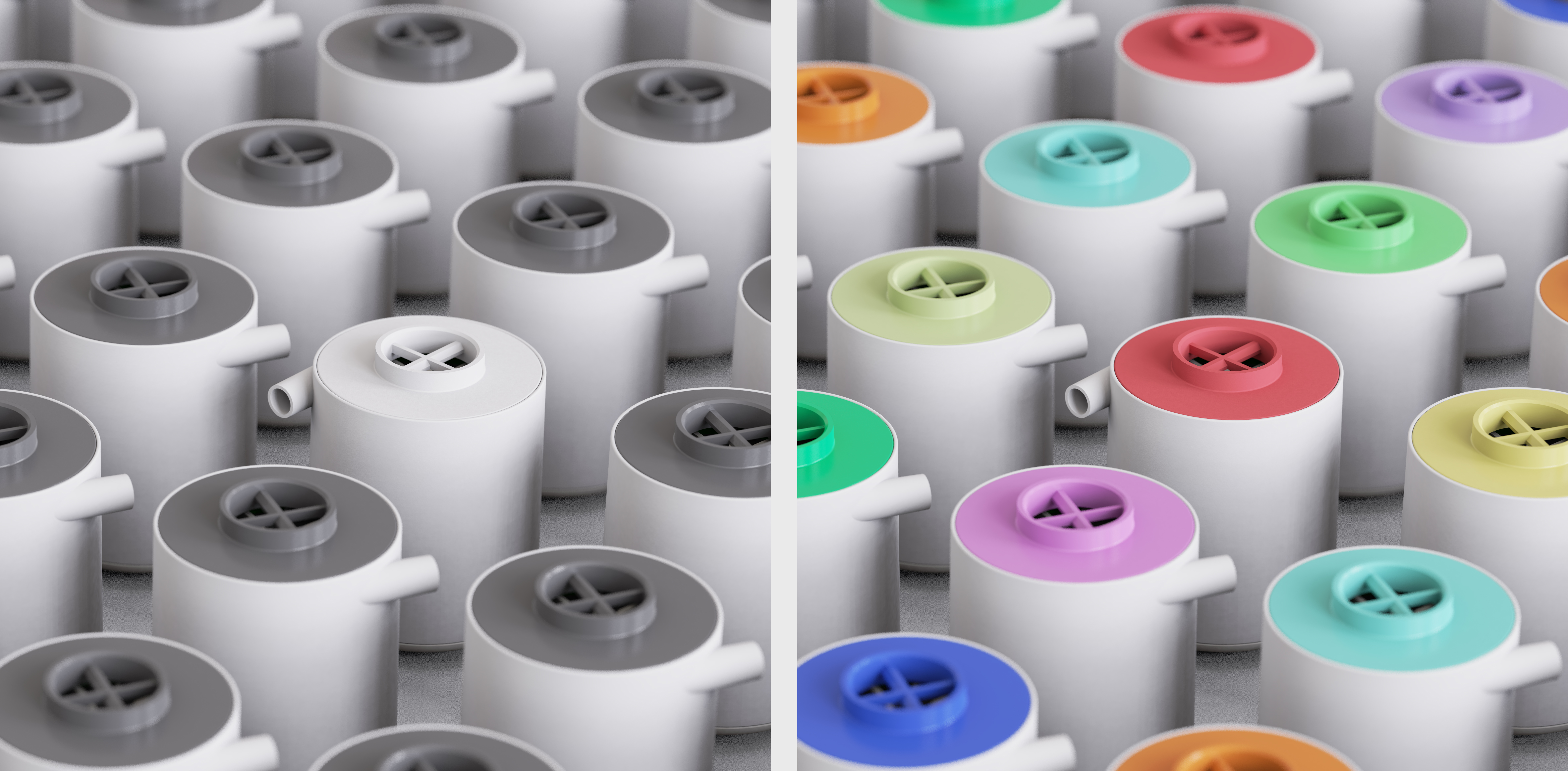 Hand drawn，Render，small home appliances，Outdoor equipment，Air pump，