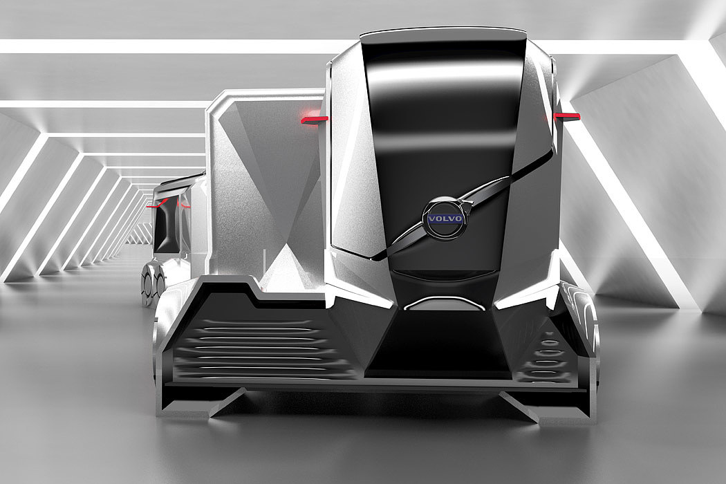 Intelligent technology，design sketch，industrial design，Truck design，modularization，