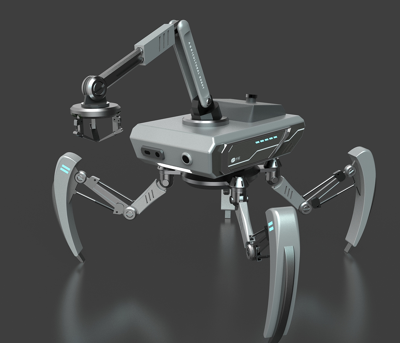 robot，Agriculture，pick，Robot dog，Explosion diagram，