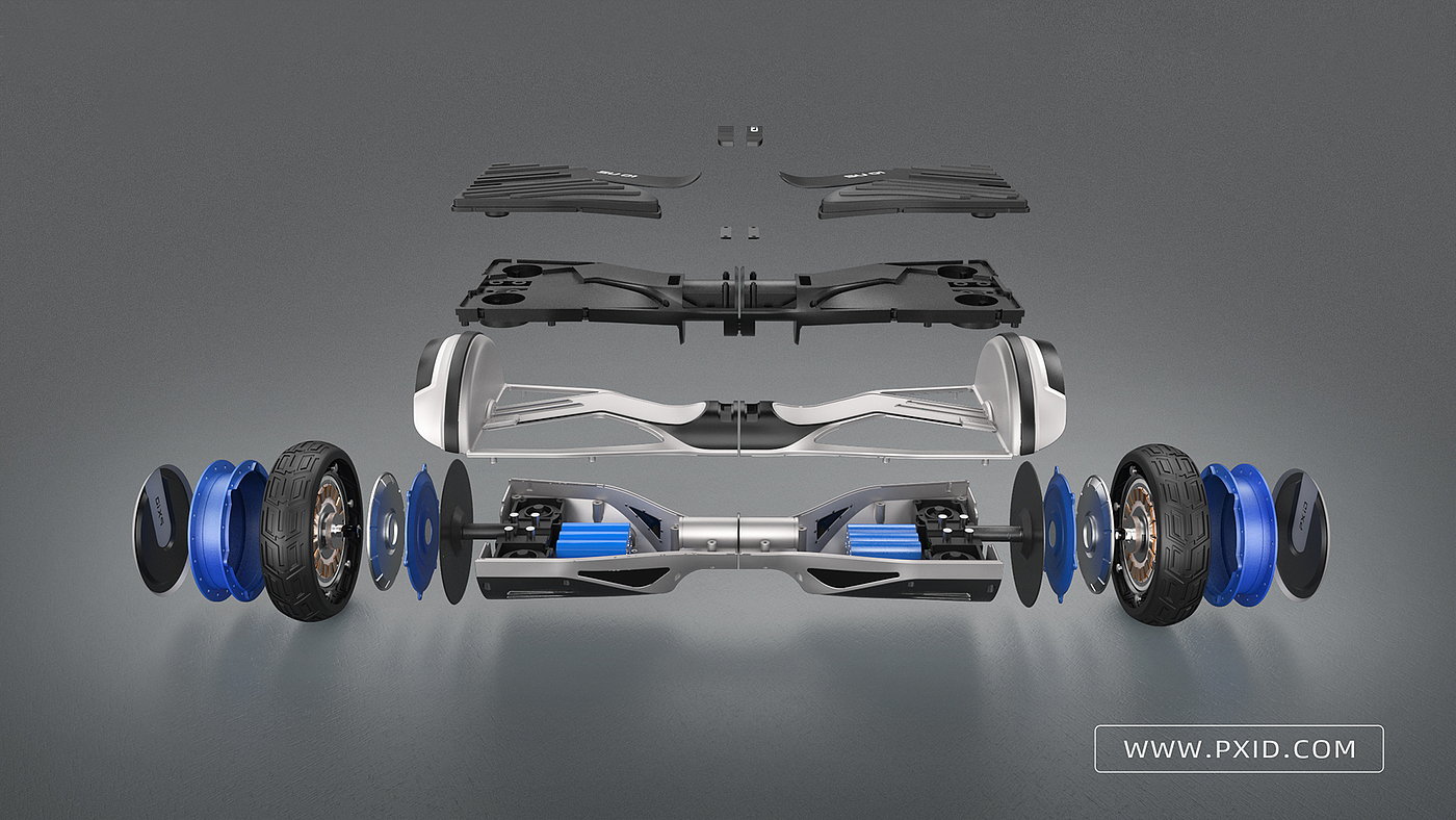 Balance car，Balance car design，Scooter design，Design of transportation tools，vehicle，industrial design，