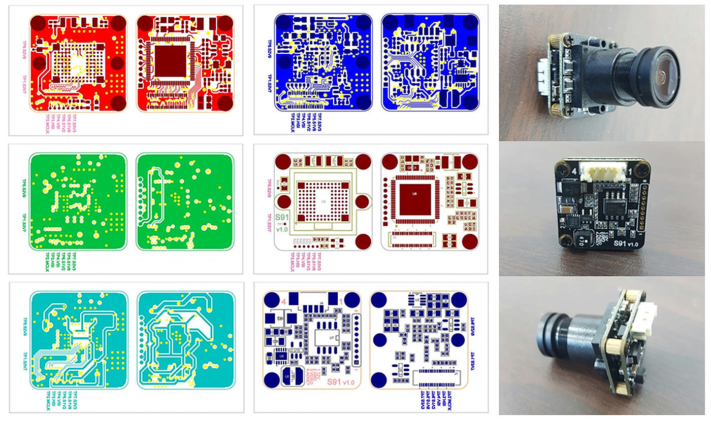 Side view camera，Prototype design，packing design，