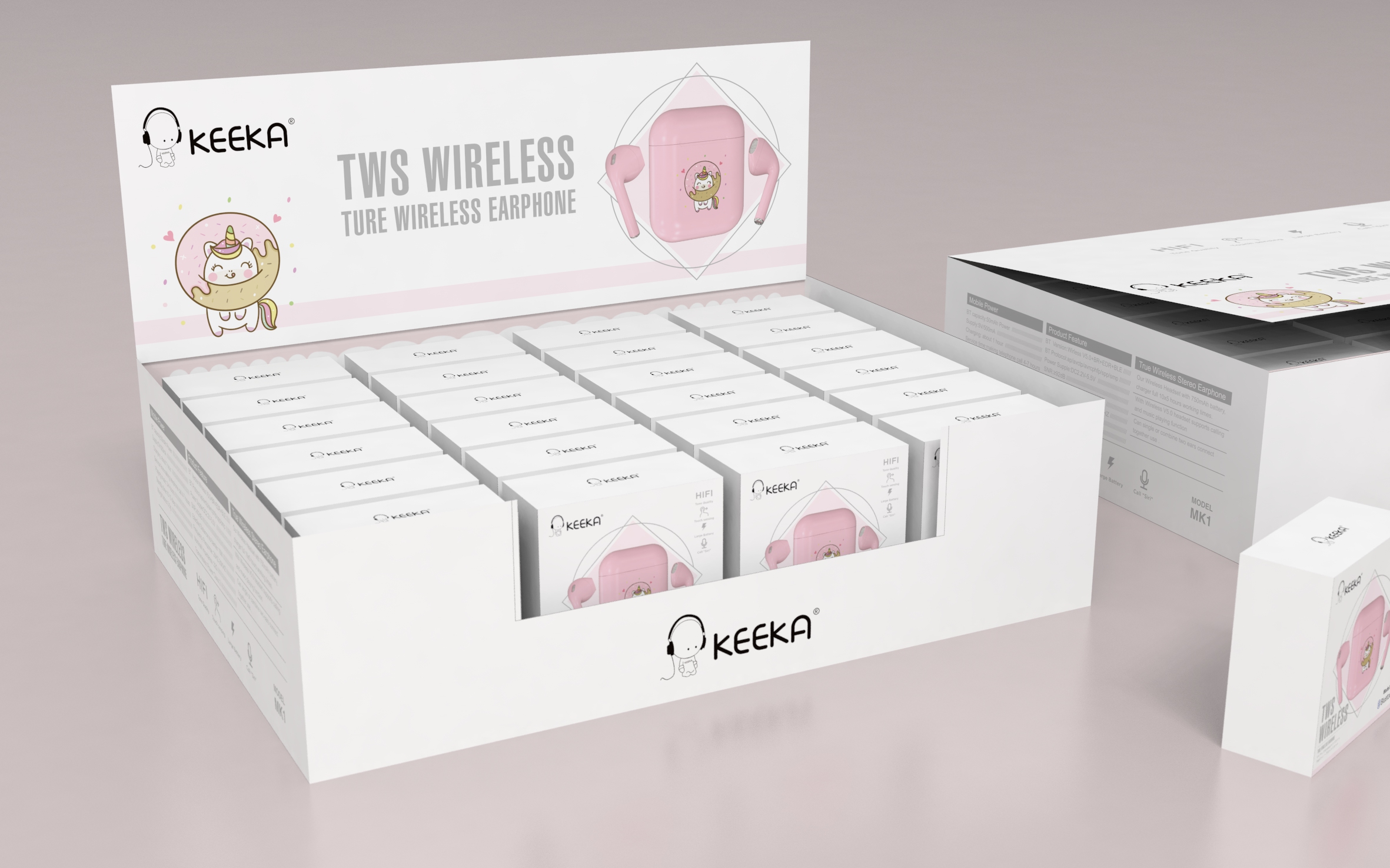 3C digital，headset，packing design，Digital accessories，