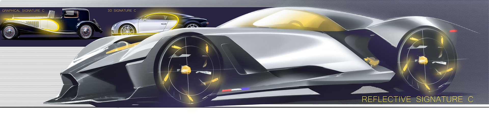 Serkan Budur，Automobile design，BUGATTI - La Finale，black，