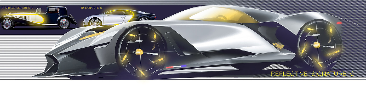 Serkan Budur，Automobile design，BUGATTI - La Finale，black，