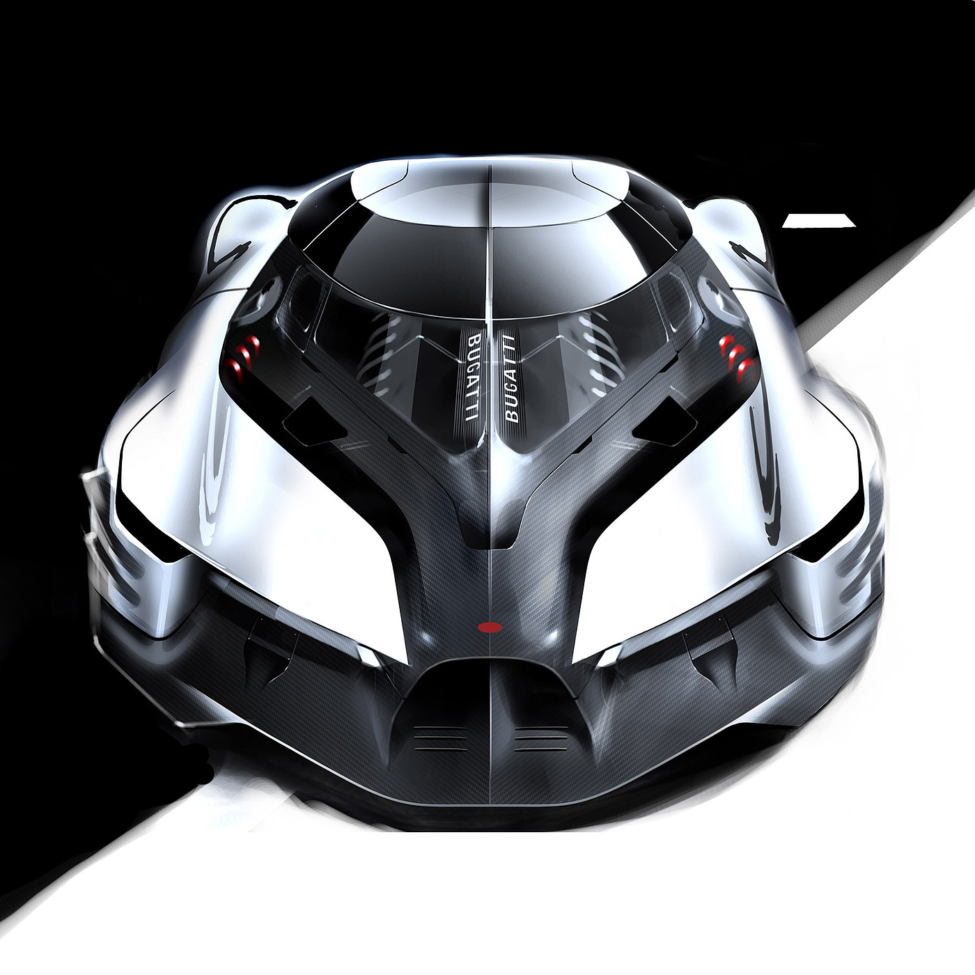 Serkan Budur，Automobile design，BUGATTI - La Finale，black，