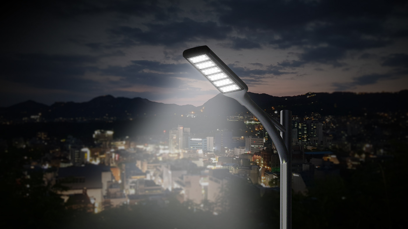 Building interior，street lamp，simple，Design，Portable，removable，