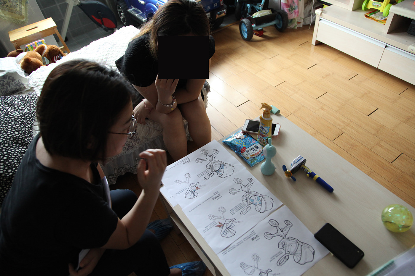 Child mother and baby，Digital intelligence，air cleaner，baby carriage，air quality，loop，Design，