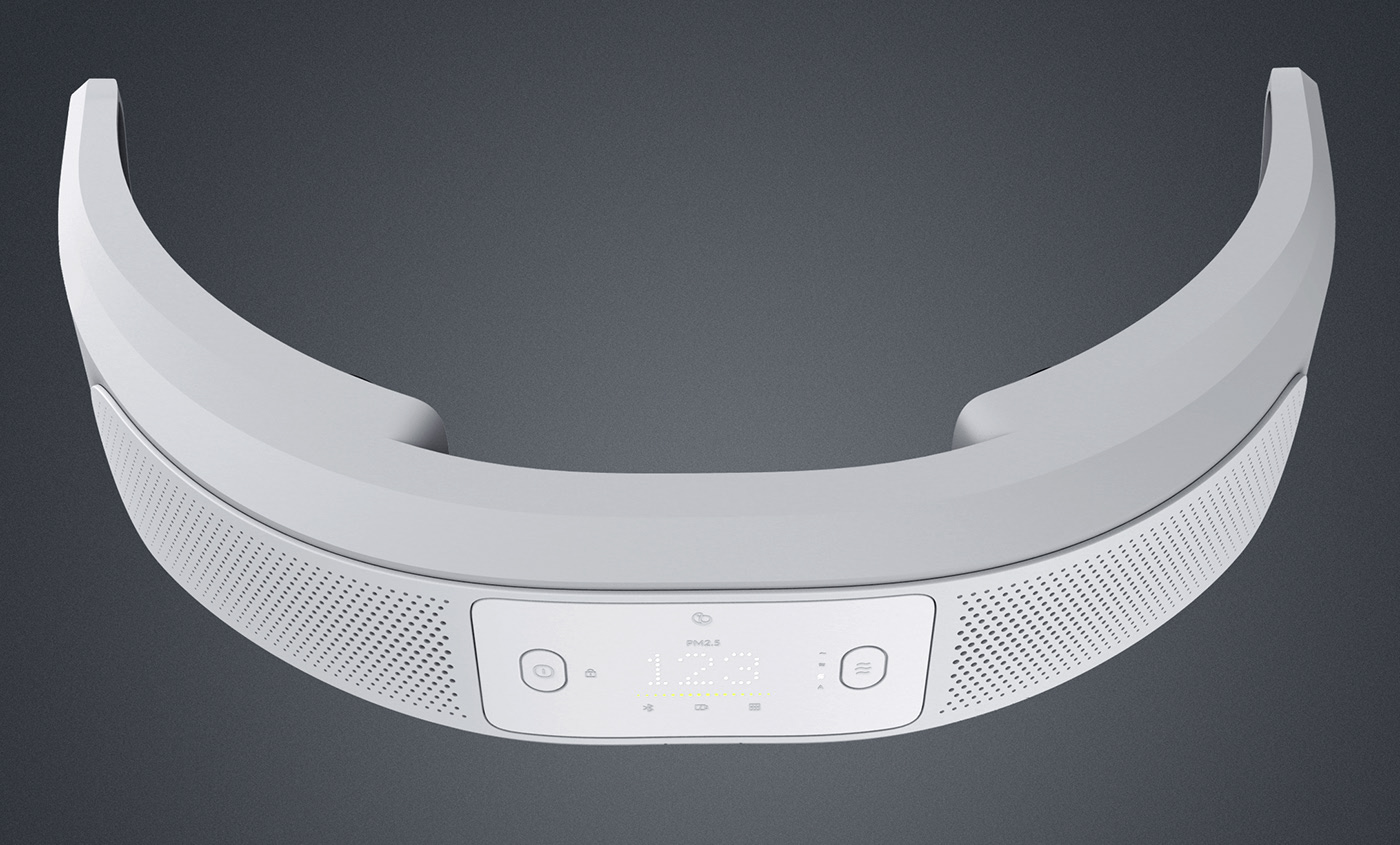 Child mother and baby，Digital intelligence，air cleaner，baby carriage，air quality，loop，Design，