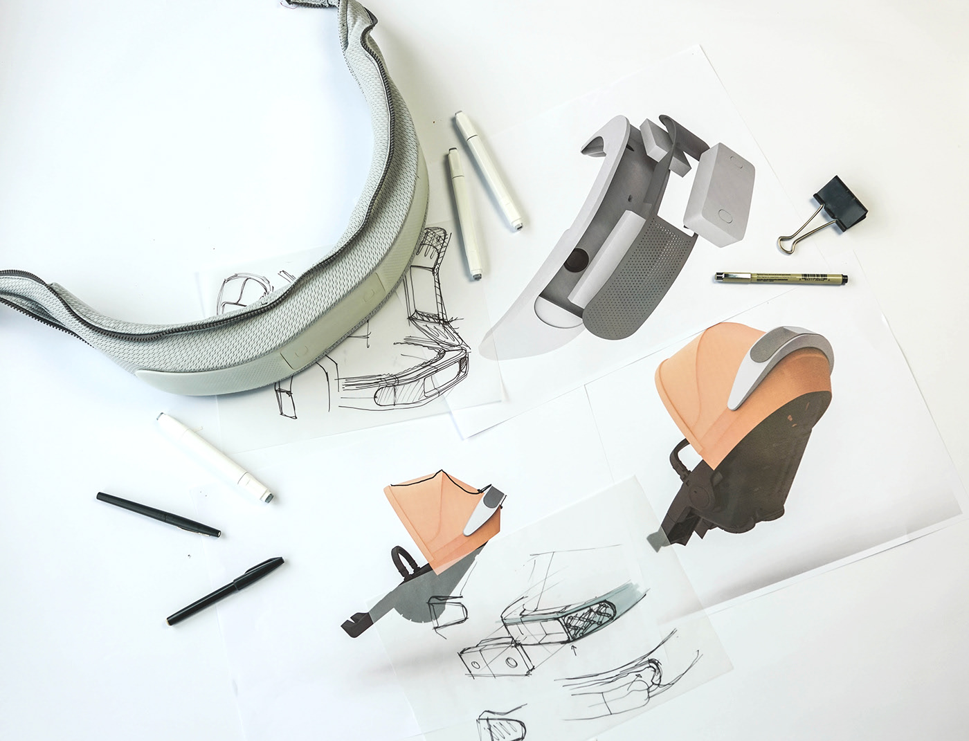 Child mother and baby，Digital intelligence，air cleaner，baby carriage，air quality，loop，Design，