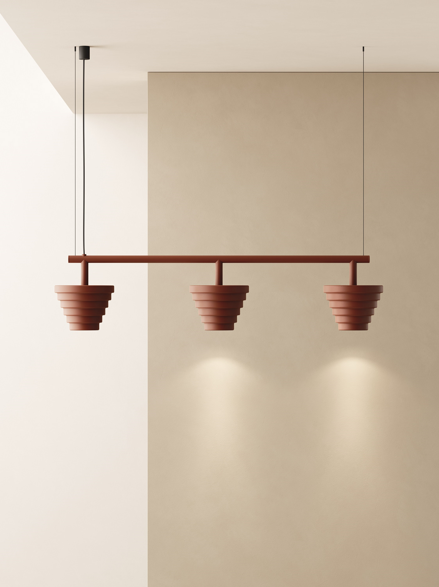 a chandelier，lighting，Simplicity，Metal，aluminium，