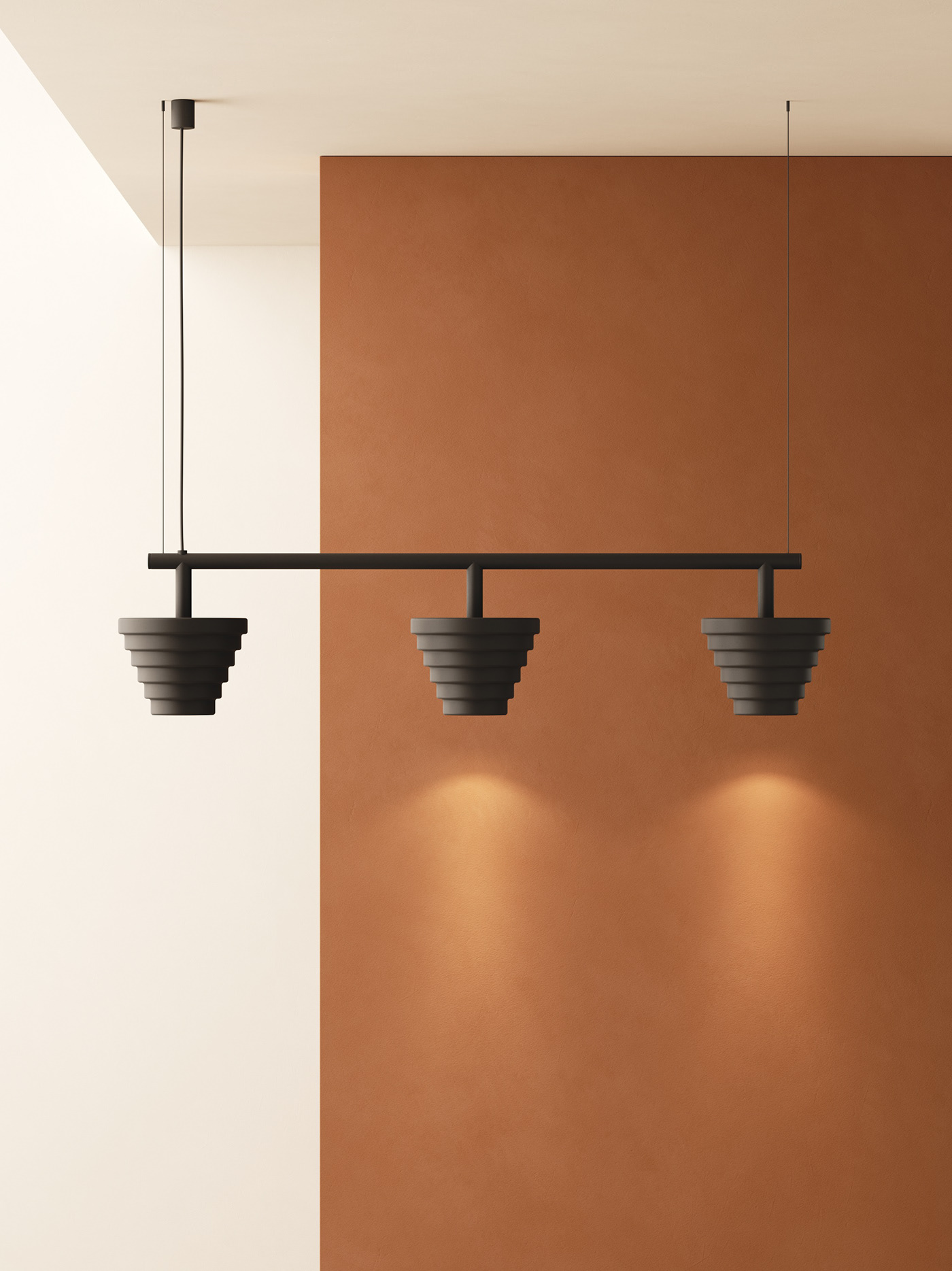 a chandelier，lighting，Simplicity，Metal，aluminium，