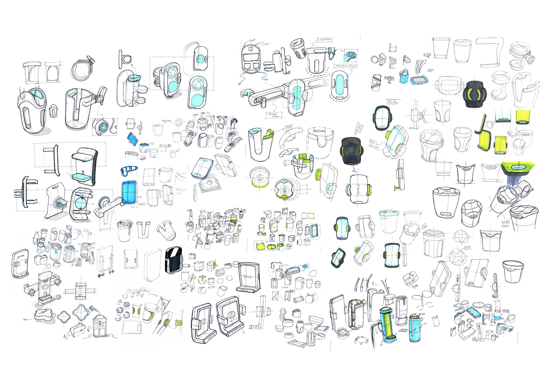 baby carriage，parts，Cup holder，Mobile phone bracket，