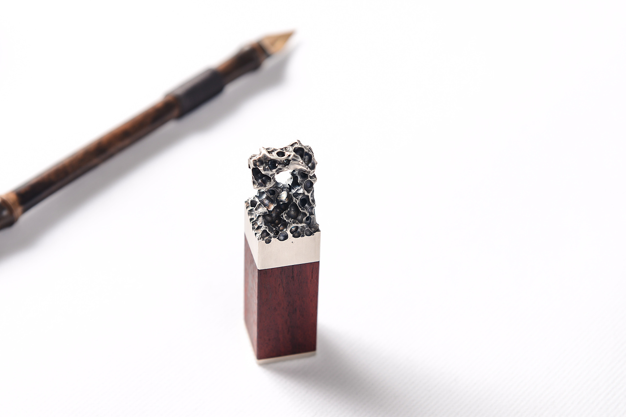 Cultural and creative products，Taihu lake stone，Seal design，seal，handicraft，