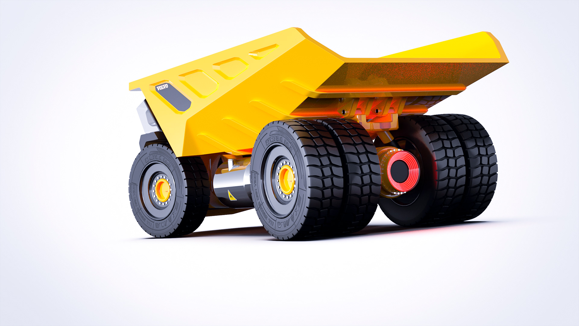 truck，Dump，300 tons，concept，modeling，