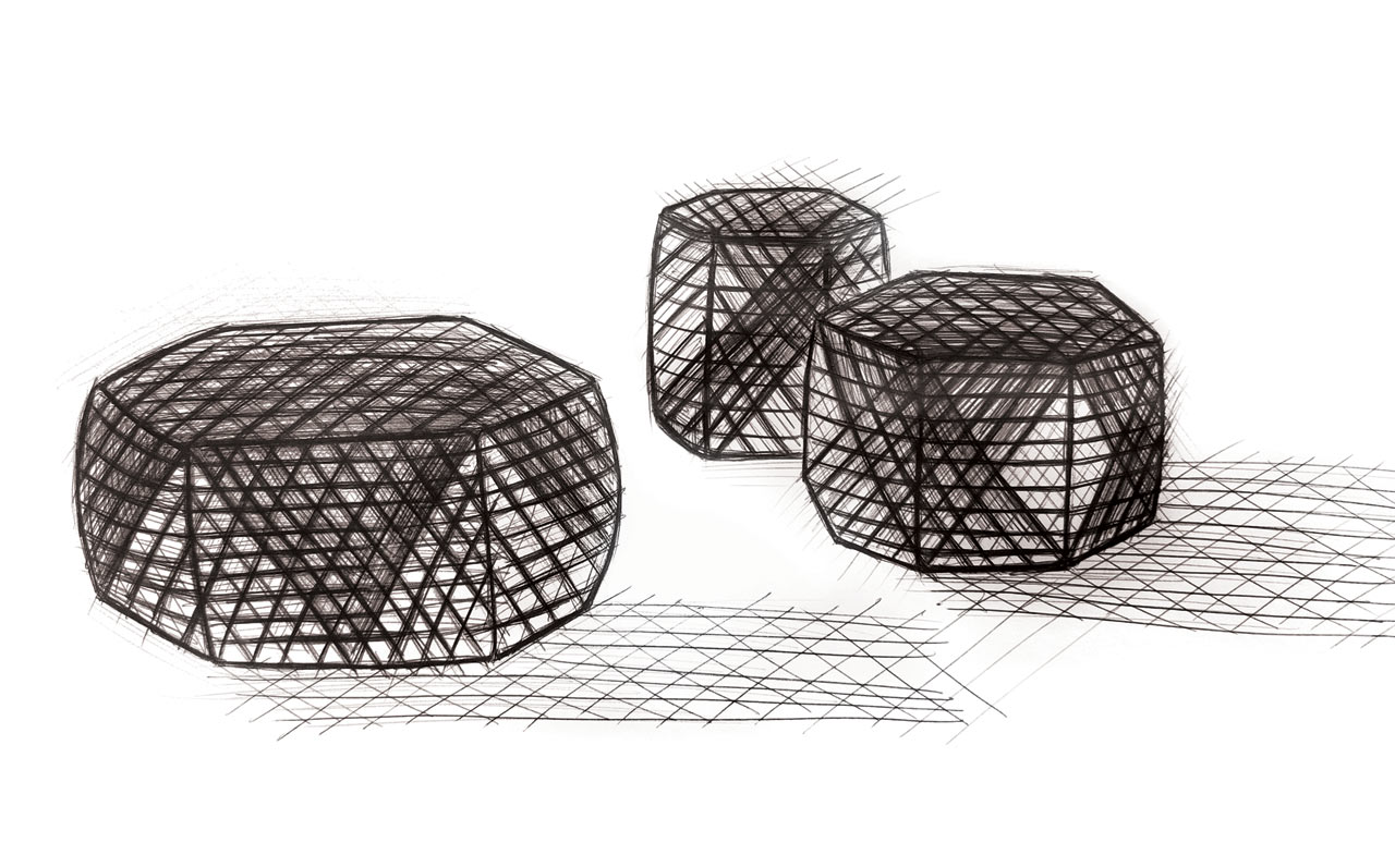 manual，weave，Footstool，low stool，industrial design，product design，