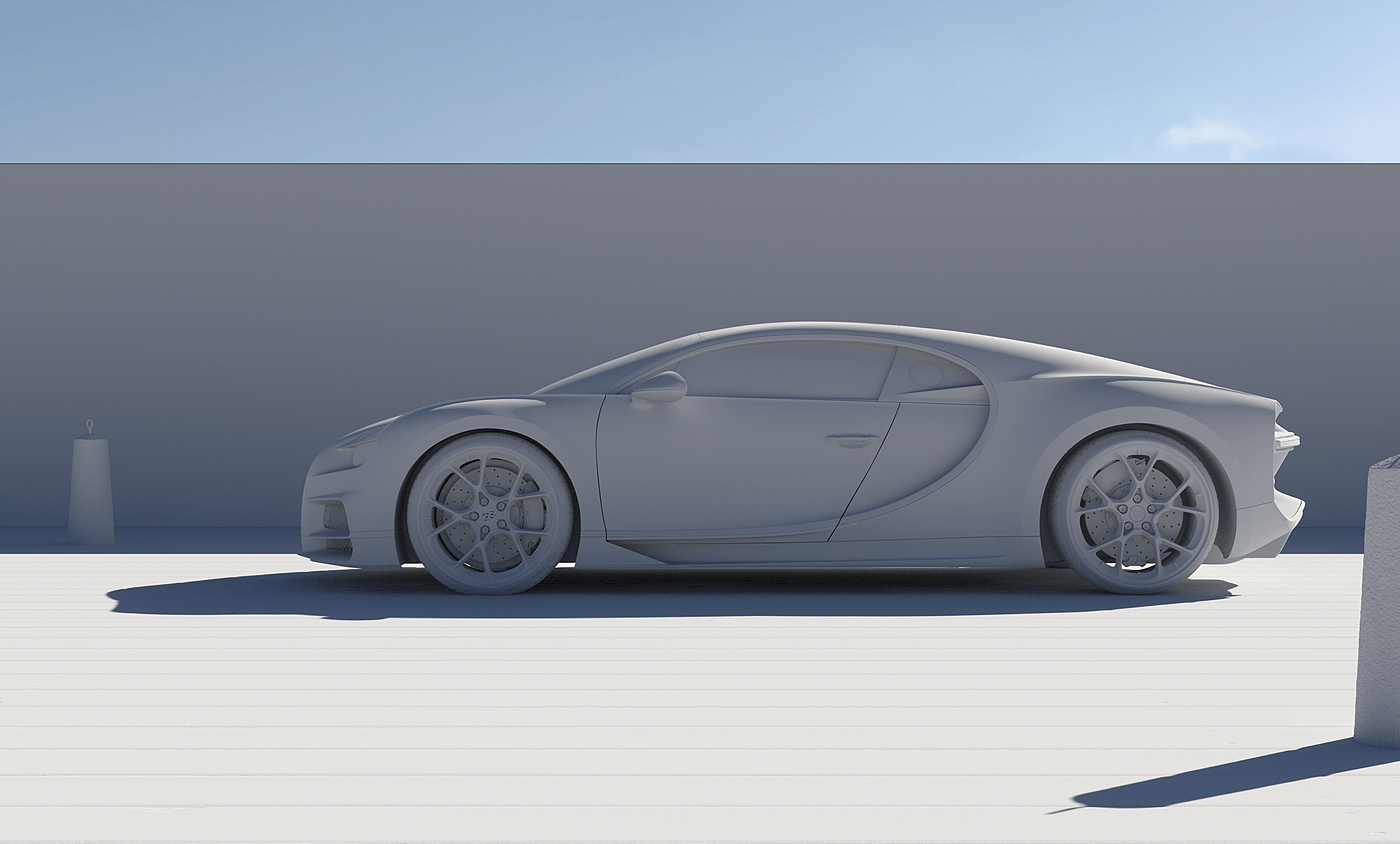 automobile，cgi，Bugatti，Render，modeling，