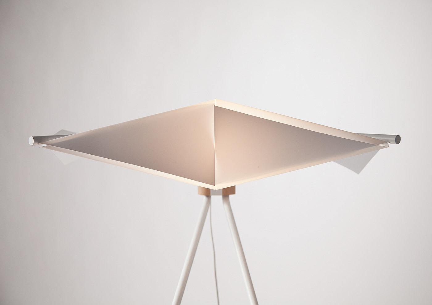 lamp，Floor lamp，Origami，industrial design，product design，