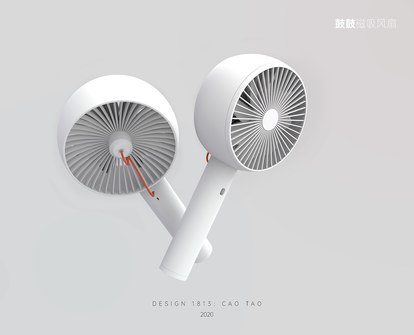 Fan，modern，Extremely simple wind，white，Summer，Small fan，