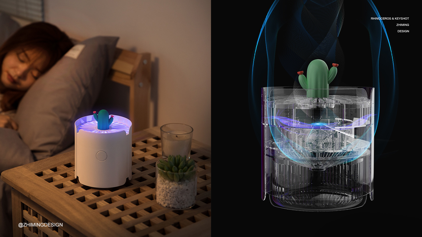 Northern Europe，cactus，Simplicity，Mosquito killing lamp，