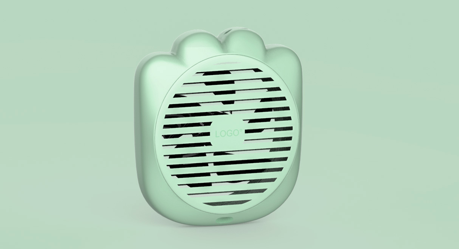 It's hot in summer. I can't do without a fan，