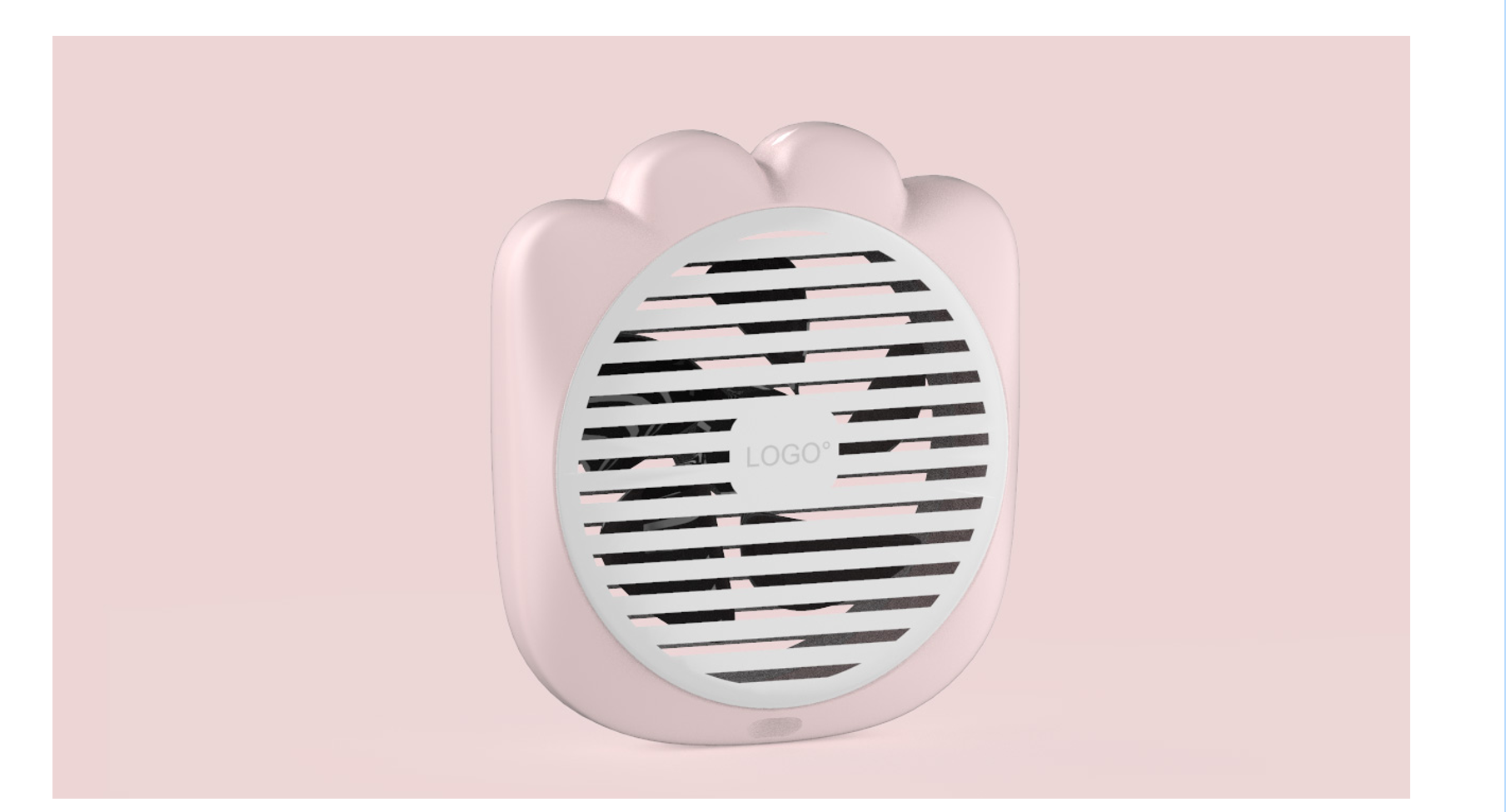 It's hot in summer. I can't do without a fan，