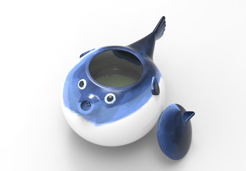 product design，industrial design，teapot，articles for daily use，lovely，