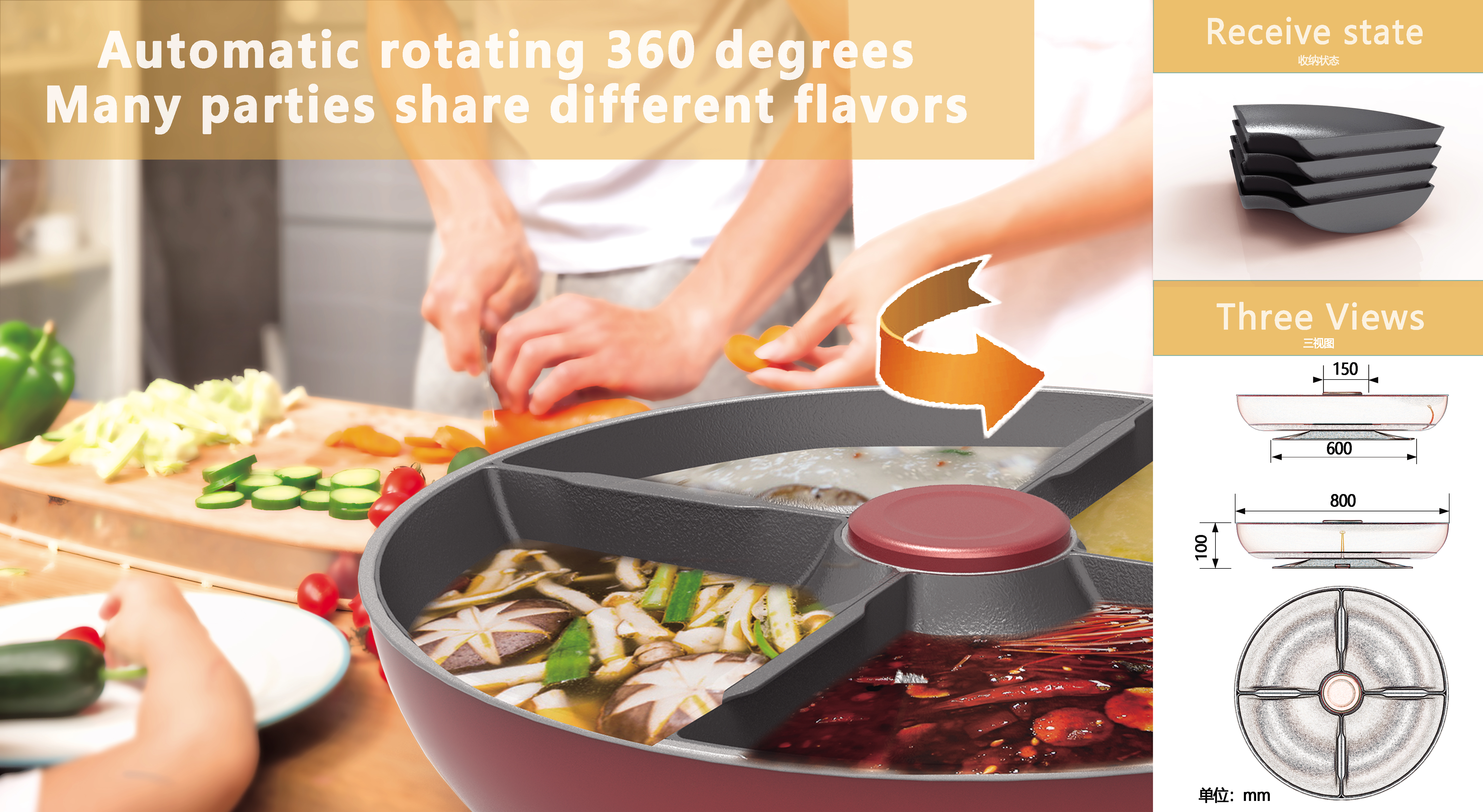 rotate，Hot Pot，happiness，lively，tradition，whole family，life，