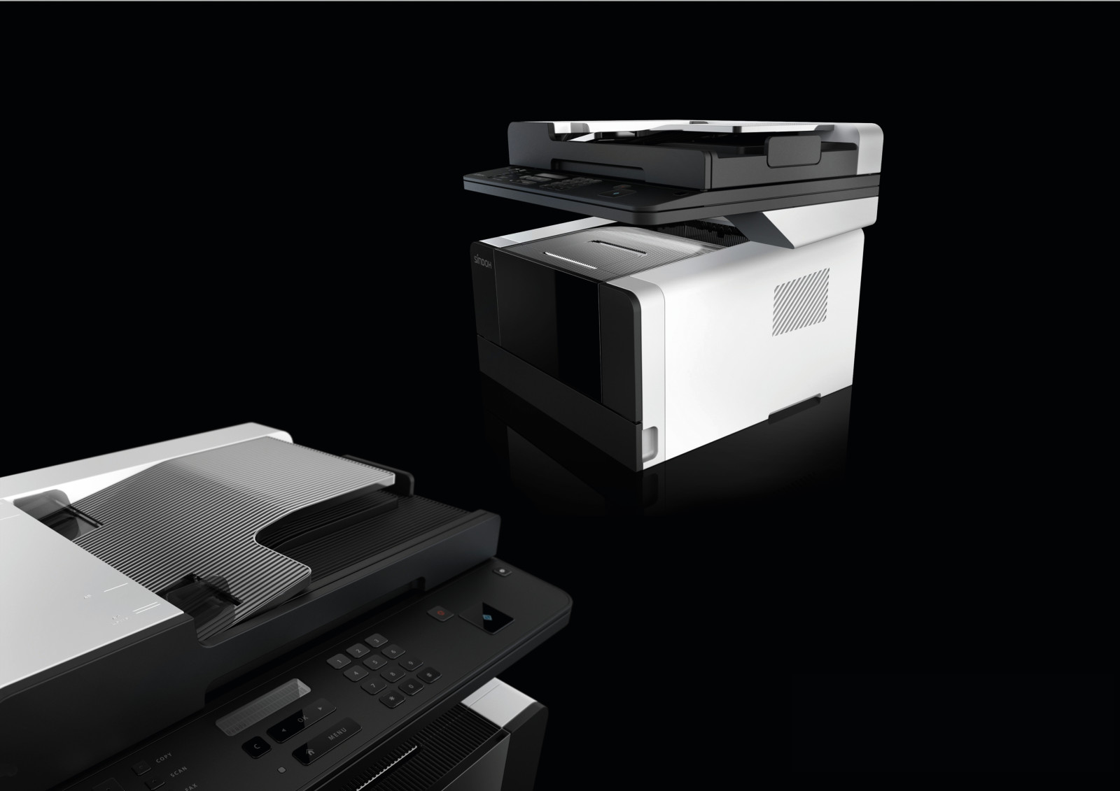 printer，to work in an office，