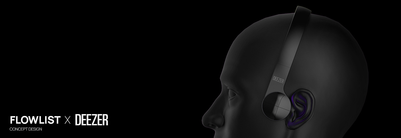 FLOWLIST，headset，black，