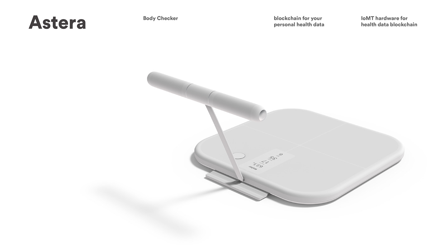 Week B，Weighing scale，white，