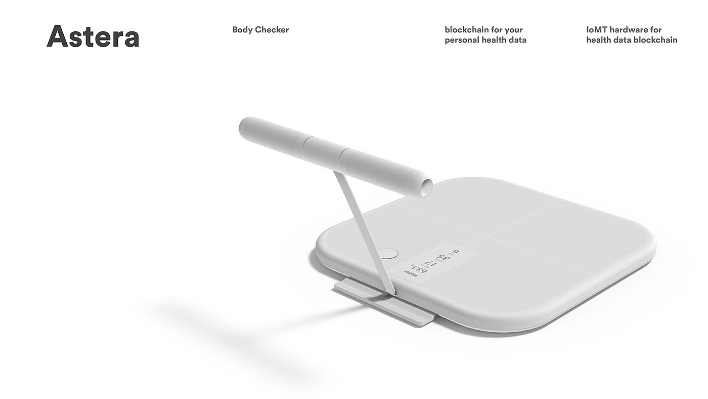 Week B，Weighing scale，white，