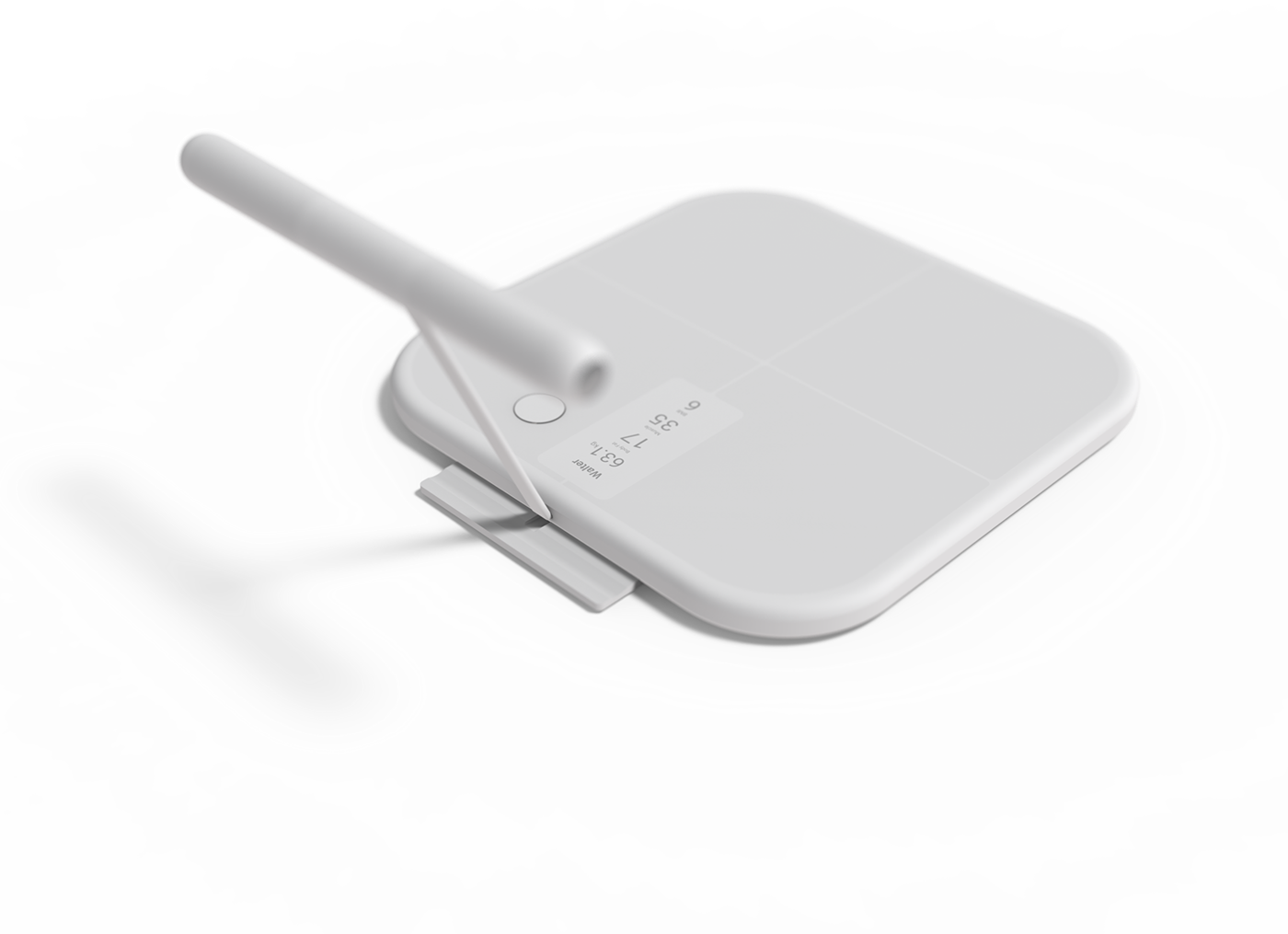 Week B，Weighing scale，white，