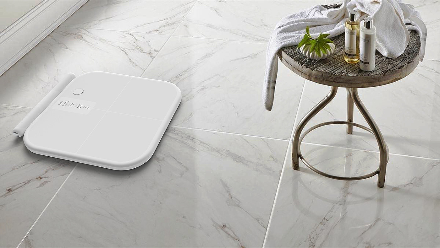 Week B，Weighing scale，white，