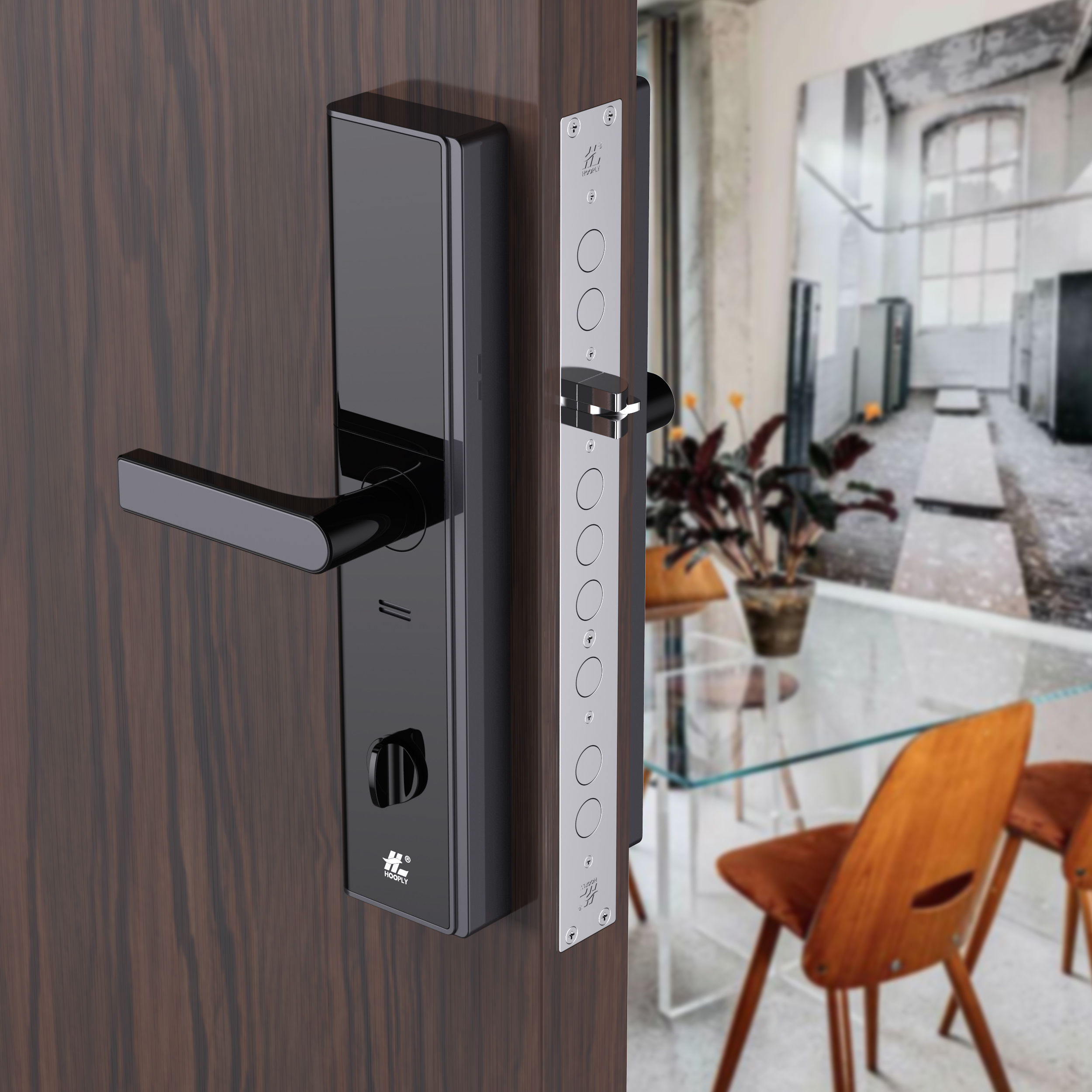 industrial design，Password lock，Intelligent lock，